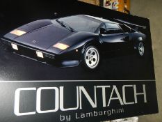 A Lamborghini poster. COLLECT ONLY.