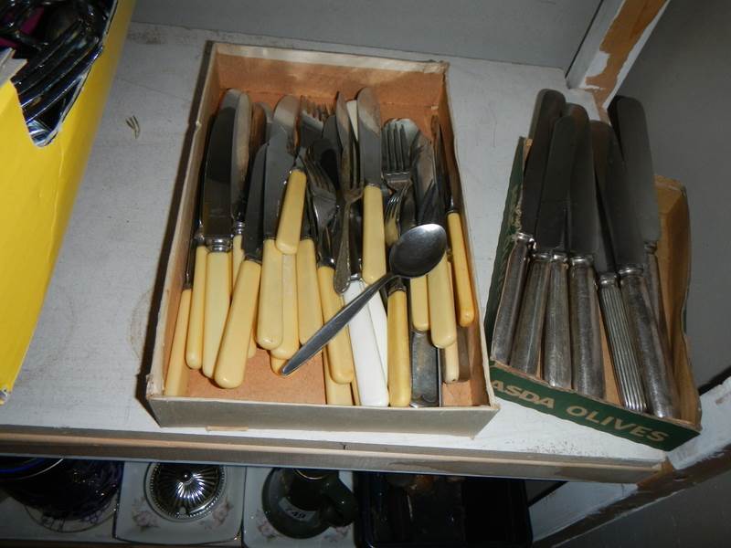Three trays of cutlery. - Image 2 of 2