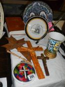 A collection of Wesleyan and other religious items.