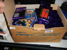 A box of DC collectors cards.