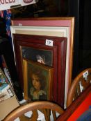 A quantity of framed portraits. COLLECT ONLY.