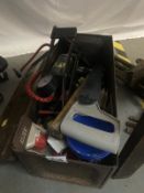 A Ammo metal tool box and assorted tools etc