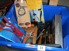 A box of new tools.