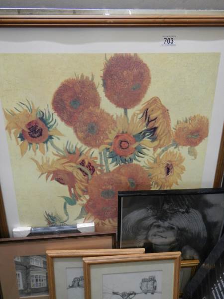 A quantity of watercolours, prints engravings etc., COLLECT ONLY - Image 2 of 2