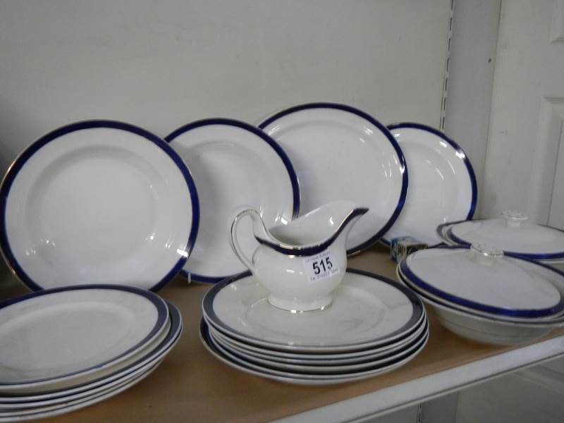 A part dinner service including two tureens.