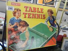 A Merit table tennis set.
