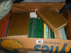 A box of Nottingham history related books including Thornton Society Record Series, Nottingham