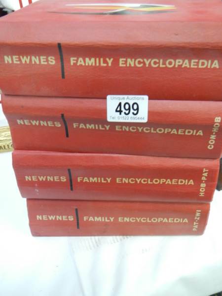 Four original Newnes family encyclopaedia.