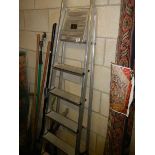 A clean aluminium step ladder, COLLECT ONLY.