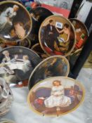 A quantity of collector's plates.
