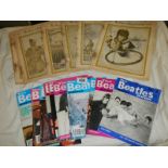 Eleven issues of The Beatles Book Monthly including issue 3 and copies of The War Illustrated