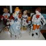 A mixed lot of porcelain figures.