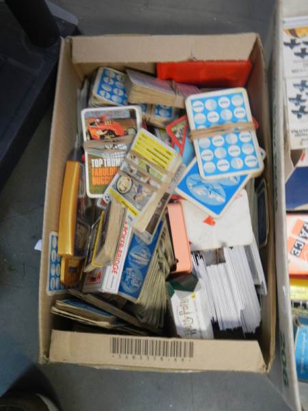 Two boxes of assorted playing cards etc., - Image 2 of 3