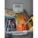 A mixed lot of mainly India related books.