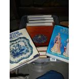 A good lot of antique reference books.