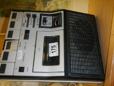 A circa 1970's cassette player.