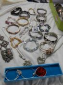 A good lot of bracelets etc.,