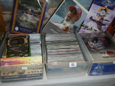 A large collection of motorcycle related cards etc.,
