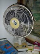 A Blue Ice desk fan.