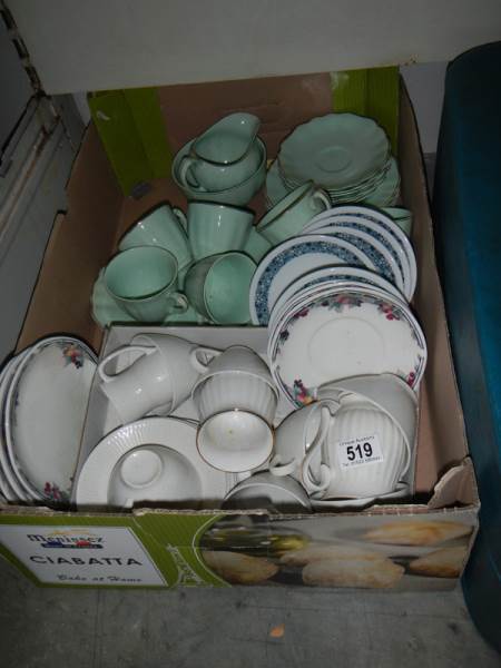 A mixed lot of assorted tea ware etc.,