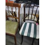 Two old bedroom chairs, COLLECT ONLY.