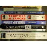 A quantity of hardback books relating to farm vehicles etc.,