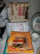 A quantity of old dress patterns etc.,