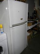 A Sharp fridge freezer.