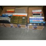 Three boxes of books.