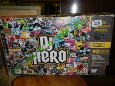 A boxed DJ Hero turntable kit.