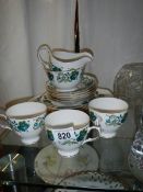 A part china tea set.
