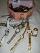 A quantity of ladies wrist watches,.