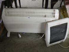 Two electric heaters, COLLECT ONLY,