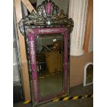 A good cut glass Venetian style wall mirror. COLLECT ONLY.