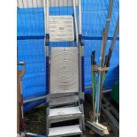 A YoungMan step ladder and another step ladder