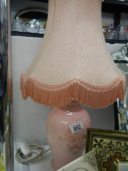 A vintage lamp.