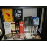 A quantity of CD's and DVD's including Agatha Christie, James Cagney, Louis Armstrong etc.,