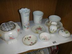 A mixed lot of Royal Doulton and Aynsley porcelain etc.,