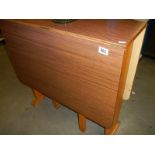 A retro formica topped drop leaf kitchen table. COLLECT ONLY