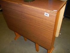 A retro formica topped drop leaf kitchen table. COLLECT ONLY