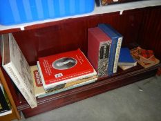 A quantity of books including Medieval People Folio book etc.,