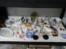 A good lot of ceramics including Minton, Coalport, Aynsley etc.,