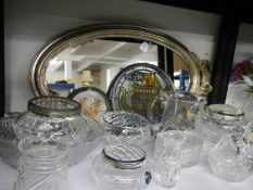 A good lot of glass ware including Stuart crystal.