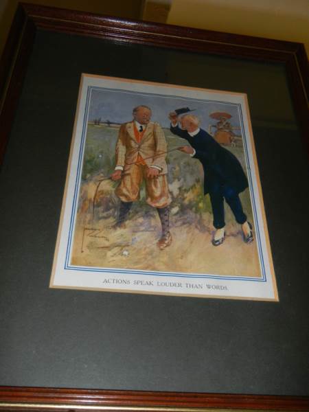 Three framed and glazed prints - Lawson Woods, Colonel Fluffitt and Chas Crombie. - Image 3 of 4