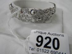 A good quality hall marked silver bracelet.