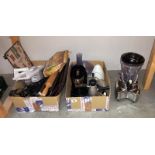 A quantity of kitchenalia including coffee machine, Morphy Richards mixer/blender etc COLLECT ONLY
