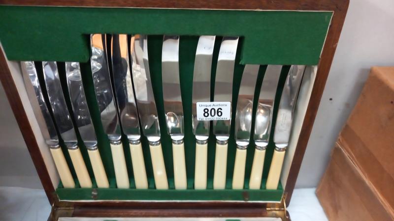 A boxed 46 piece cutlery set. - Image 2 of 3