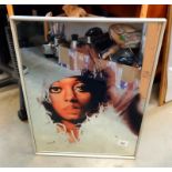 A Diana Ross mirror 43cm x 56cm COLLECT ONLY