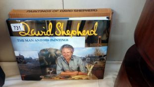 A signed copy of David Shepherd 'The man and his paintings'