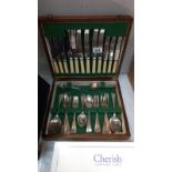 A boxed 46 piece cutlery set.